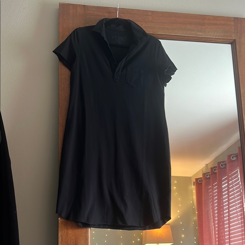 Frank & Eileen Black Shirt Dress